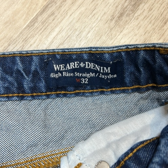 Buffalo David Bitton Stonewashed High Rise Straight Jayden Relaxed Ankle Jeans - Picture 10 of 12